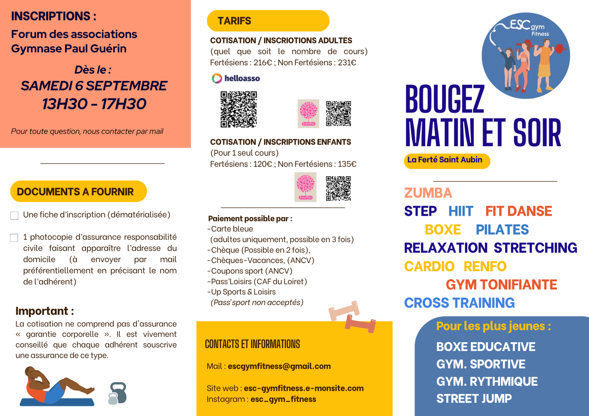 Conditions d'adhésion